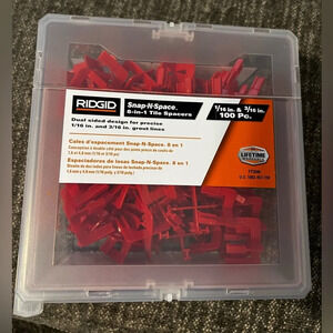 NIB 100 Ridgid 1/16" & 3/16" Tile Spacers
